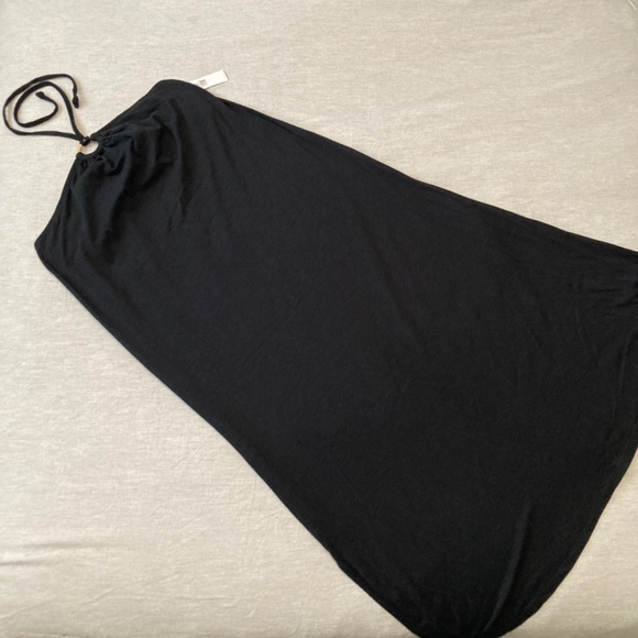 NWT Old Navy Slub-Knit Halter Midi Shift Dress L - Picture 4 of 12